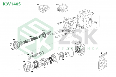 Kawasaki K3V140S