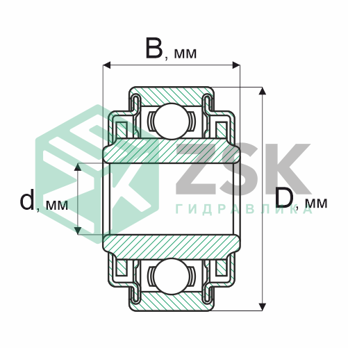 Шариковые подшипники Радиальные сферические шарикоподшипники Подшипник 7710815 75х95х8 7710815