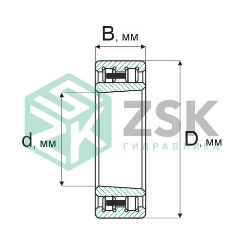 Роликовые подшипники Роликовые подшипники радиальные сферические Подшипник 3182115 75х115х30 3182115