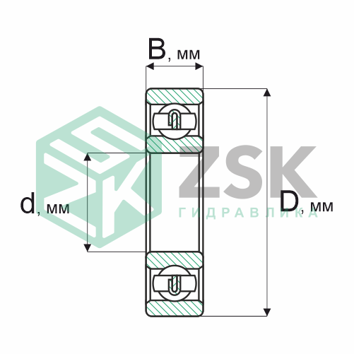 Шариковые подшипники Радиальные сферические шарикоподшипники Подшипник 340018 8х22х7 340018
