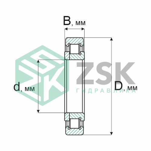 Роликовые подшипники Роликовые подшипники радиальные сферические Подшипник 592506 30х62х17 592506