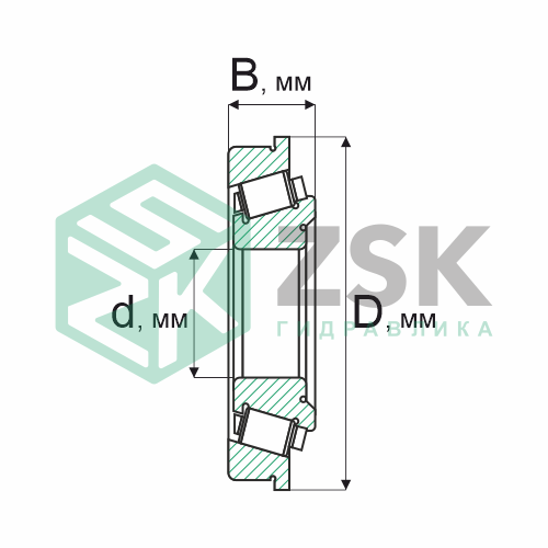 Роликовые подшипники Роликовые подшипники радиально-упорные Подшипник 679/622 622.3х725.487х46 679/622