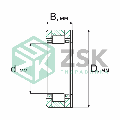 Роликовые подшипники Роликовые подшипники радиальные сферические Подшипник 422902 14х30х14 422902