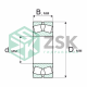 Подшипник BS2-2209-2CS 45х85х28