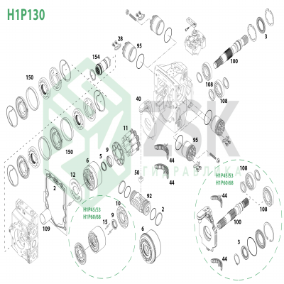 Sauer-Danfoss H1P130