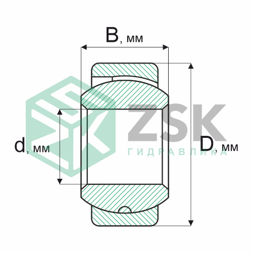 Шарнирные подшипники Шарнирные подшипники ГОСТ Подшипник Ш70 70х105х49 Ш70