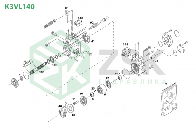 Kawasaki K3VL140