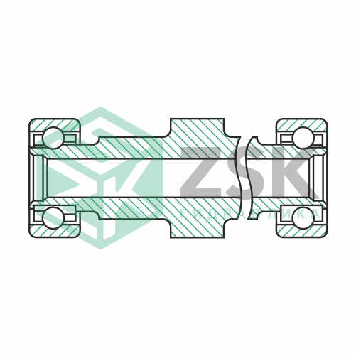 Шариковые подшипники Радиально-упорные шарикоподшипники Подшипник 106082 2.55х7х22 106082