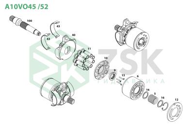 Bosch Rexroth A10VO45 /52