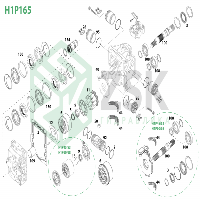 Sauer-Danfoss H1P165