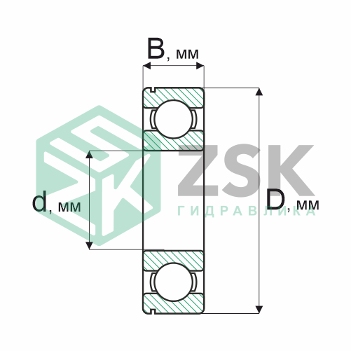 Шариковые подшипники Радиальные сферические шарикоподшипники Подшипник 50407ГПЗ 35х100х25 50407ГПЗ