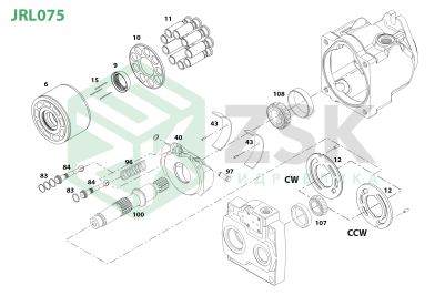 Sauer-Danfoss JRL075