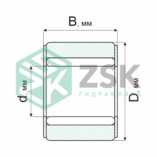 Игольчатые подшипники Игольчатые подшипники (ГОСТ) Подшипник 994079 9х20х10.8 994079