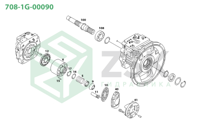 Komatsu 708-1G-00090 MAIN PUMP