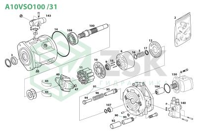Bosch Rexroth A10VSO100 /31 A10VO100 /31