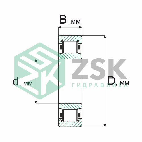 Роликовые подшипники Роликовые подшипники радиальные сферические Подшипник 32308 40х90х23 32308