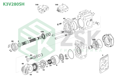 Kawasaki K3V280SH