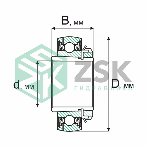 Шариковые подшипники Радиальные сферические шарикоподшипники Подшипник 680205 25х62х19 680205