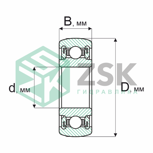 Шариковые подшипники Радиальные сферические шарикоподшипники Подшипник 1580204ГПЗ 20х47х14 1580204ГПЗ