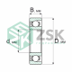 Подшипник 71811ACD/HCP4 55х72х9