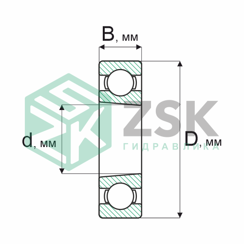Шариковые подшипники Радиальные сферические шарикоподшипники Подшипник 23 3х10х4 23