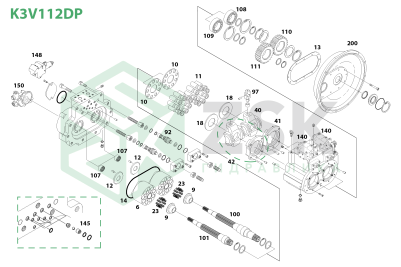 Kawasaki K3V112DP