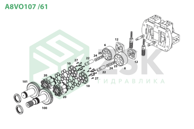 Bosch Rexroth A8VO107 /61