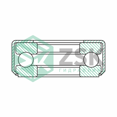 Шариковые подшипники Упорные шарикоподшипники Подшипник 108710 50х80.5х22.8 108710