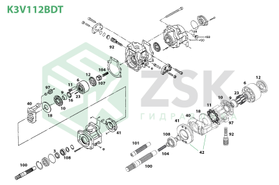 Kawasaki K3V112BDT