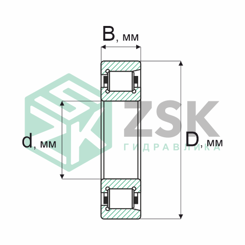 Роликовые подшипники Роликовые подшипники радиальные сферические Подшипник 12507 35х72х23 12507