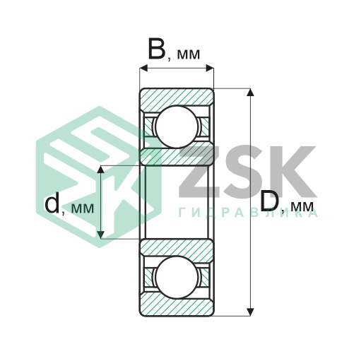 Шариковые подшипники Радиально-упорные шарикоподшипники Подшипник 26314 70х150х35 26314