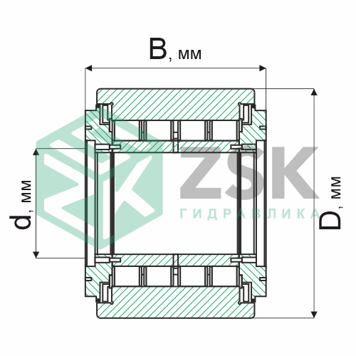 Роликовые подшипники Роликовые подшипники радиальные сферические Подшипник 612517 85х150х36 612517