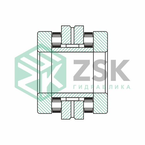 Роликовые подшипники Роликовые упорные Подшипник 504705 25х57х50 504705