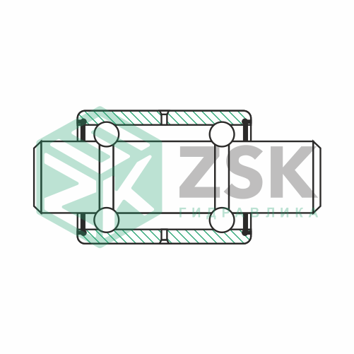 Шариковые подшипники Радиальные сферические шарикоподшипники Подшипник 1Н16102 16х30х101.5 1Н16102