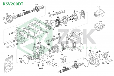 Kawasaki K5V200DT