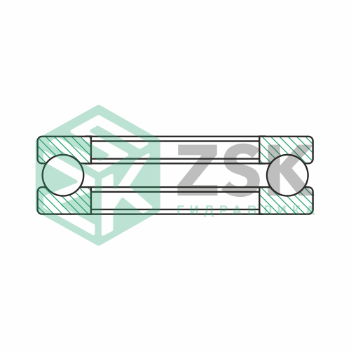 Шариковые подшипники Упорные шарикоподшипники Подшипник 88209 45х73х20 88209