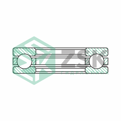 Шариковые подшипники Упорные шарикоподшипники Подшипник 1008905 25х37х8 1008905