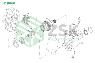 Sauer-Danfoss H1B060