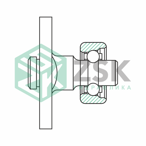 Шариковые подшипники Радиально-упорные шарикоподшипники Подшипник 406052 2.234х5х2 406052