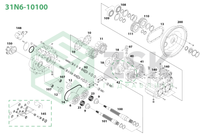 Hyundai 31N6-10100 MAIN PUMP