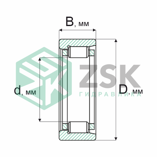 Роликовые подшипники Роликовые подшипники радиальные сферические Подшипник 192906 30.3х47/52х13.6/15.6 192906