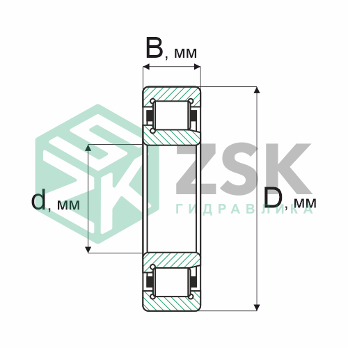Роликовые подшипники Роликовые подшипники радиальные сферические Подшипник 42508 40х80х23 42508