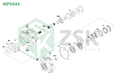 Sauer-Danfoss MPV044