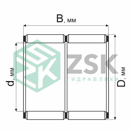 Игольчатые подшипники Игольчатые подшипники (ГОСТ) Подшипник 664907 37х42х26 664907
