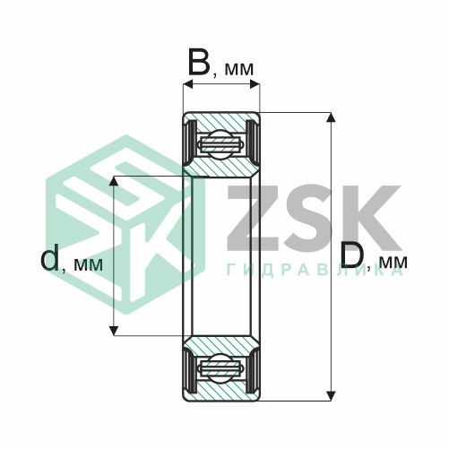 Шариковые подшипники Радиальные сферические шарикоподшипники Подшипник 3180208 40х80х30.2 3180208