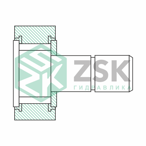 Роликовые подшипники Роликовые подшипники радиальные сферические Подшипник КНС35 16х35х18/52 КНС35