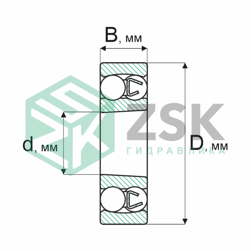 Шариковые подшипники Радиальные сферические шарикоподшипники Подшипник 1214ГПЗ 70х125х24 1214ГПЗ