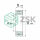 Подшипник 23038-E 1-TVPB 190х290х75