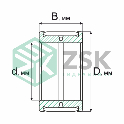 Игольчатые подшипники Игольчатые подшипники (ГОСТ) Подшипник 274913 67х89.6х58 274913