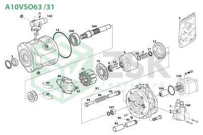 Bosch Rexroth A10VSO63 /31
